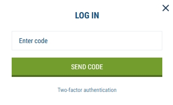 This is where you enter the code written in Google Authenticator.